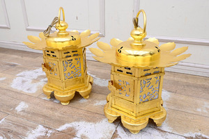 KP14 hanging light . light . light . Buddhist altar fittings one against 2 piece Buddhism fine art 