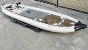 LAHAINA ラハイナ パドルボード NEW FISHING II 11'0 カモ 釣り フィッシング アウトドア SUP ロッドホルダー 収納可能 インフレータブル