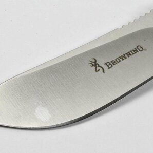 [未使用保管品] BROWNING ブローニング スキナー ハンティングナイフ model 526 シースナイフ 全長200mm アウトドアナイフ キャンプ (1)の画像5