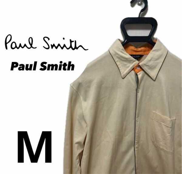 【Paul Smith】　ポールスミス　長袖　ポロシャツ　Mサイズ