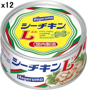【送料520円】12缶セット チャンク 140g シーチキンL はごろも (0430)
