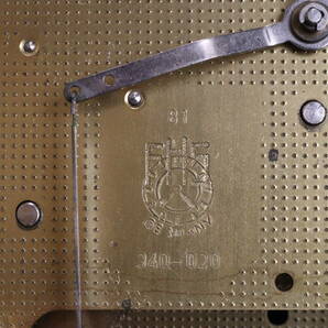 HA ドイツ製 Hermle ヘルムレ 置時計 ねじ巻き付 ウエストミンスターチャイムの画像9