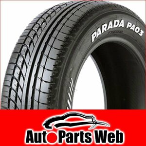 激安！タイヤ3本■ヨコハマ　PARADA PA03　215/70R15C　109/107S■215/70-15C■15インチ　【パラダ|ホワイトレター|送料1本500円】