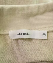 niko and... スウェット レディース ニコアンド 中古　古着_画像3