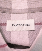 FACTOTUM カジュアルシャツ メンズ ファクトタム 中古　古着_画像3