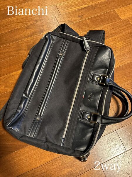 Bianchi リュックサック ビジネスバッグ 2way ブラック