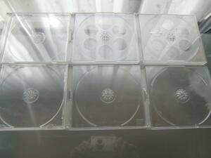 [2 pcs storage DVD case .6 piece .] non-standard-sized mail shipping 