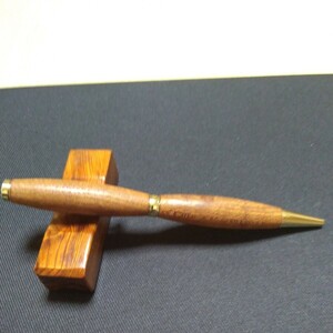 銘木欅　瘤杢　ハンドメイド木製ボールペン