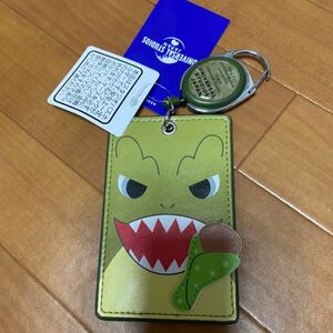 ジュラシックパーク　恐竜　定期入れ　チケットホルダー　usj パスケース　ICカード　ユニバーサルスタジオ