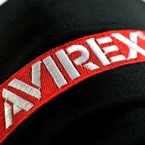 メッシュキャップ メンズ AVIREX 限定 ブラックシリーズ アビレックス 帽子 キャップ ブランド 14361000-81 A BOXロゴ 新品 1円 スタートの画像3