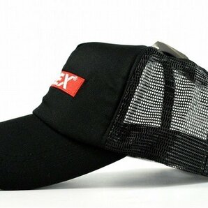 メッシュキャップ メンズ AVIREX 限定 ブラックシリーズ アビレックス 帽子 キャップ ブランド 14361000-81 A BOXロゴ 新品 1円 スタートの画像4
