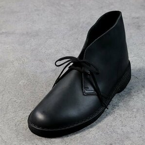 クラークス Clarks メンズ 天然皮革 本革 レザー デザートブーツ シューズ 靴 26103683 ブラック スムース UK8.5 26.5cm相当 / 新品の画像3