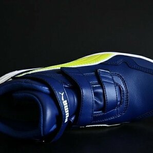 PUMA プーマ 安全靴 メンズ スニーカー シューズ Rider 2.0 Blue Mid ベルクロタイプ 作業靴 63.355.0 ブルー ミッド 26.5cm / 新品の画像2