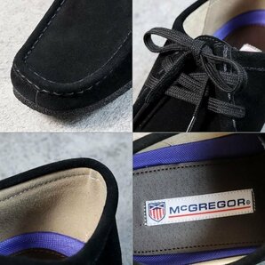 McGREGOR ブーツ メンズ 本革 牛革 レザー モカシンシューズ カジュアル シューズ MC4000 ブラックスエード 26.5cm / 新品 1円 スタートの画像8