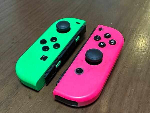 やや訳アリ Joy-Con ネオングリーン ネオンピンク ニンテンドースイッチ Switch