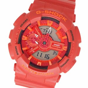 1円 稼働 美品 CASIO G-SHOCK カシオ Gショック QZ GA-110AC-4A Gクラシック ビッグケース アナデジ 腕時計 ウォッチ 1121420231212