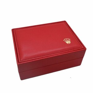 1円 良品 ROLEX CASE ロレックスケース 時計用 空箱 S BOX 内箱 14.00.71 赤 レッド 付属品 ウォッチケース ヴィンテージ 272320240409