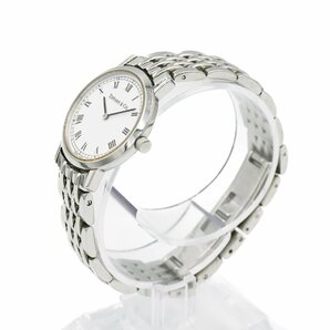 1円 Tiffany&Co ティファニー L151 クラシック シルバー QZ クオーツ ホワイト 白文字盤 SS 腕時計 レディース ラウンド 270720240409の画像2