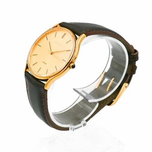 1円 CITIZEN シチズン EXCEED エクシード 0330-C30960 QZ クオーツ ゴールド 金文字盤 GP 男性用 腕時計 メンズ ラウンド 280720240416の画像2