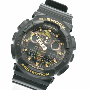 1円 稼働 CASIO カシオ G-SHOCK Gショック GA-100CF カモフラージュダイアル 迷彩 QZ アナデジ メンズ腕時計 男性用 ブランド 125320240305