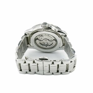 1円 稼働 箱/保証書/コマ6付 Bulova ブローバ メンズウォッチ 96A119 スケルトン 21石 AT 自動巻き 黒文字盤 SS メンズ 腕時計 32720240416の画像4