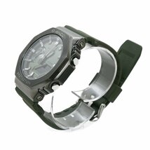 1円 稼働 極美品 箱/保証書付 CASIO G-SHOCK メタルカバード カーボンコアガード GM-2100B カシオーク カーキ QZ 腕時計 34720240423_画像2