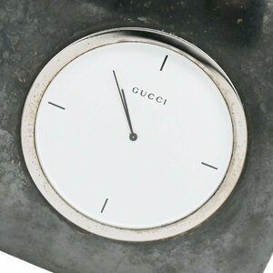 1円 GUCCI グッチ 置き時計 ヴィンテージ アンティーク　白文字盤 腕時計 ブランド ウォッチ 希少品 レア 39520240423
