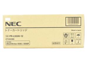 未使用 NEC 純正 トナー PR-L5500-12 エヌイーシー ITRIM5TTQG52-YR-N22-byebye