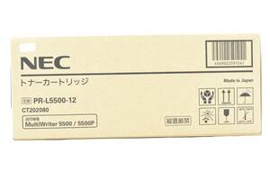 未使用 NEC 純正 トナー PR-L5500-12 エヌイーシー IT2BCMLP8VM6-YR-N20-byebye