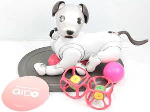 ソニー アイボ ERS-1000 サイコロ・ボール付き AIBO 犬型 ロボット SONY ペット ITQRL45SX61I-YR-J76-byebye