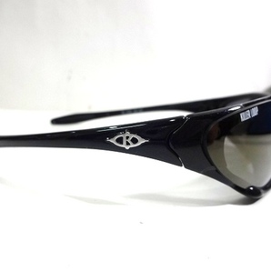 X4D022■本物美品■ キラーループ KILLER LOOP 日本製 パールブラック スポーツ サングラス メガネ 眼鏡 メガネフレーム ケース付きの画像4
