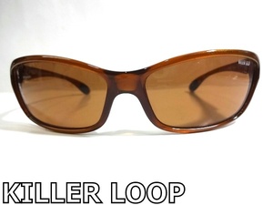 X4D023■本物美品■ キラーループ KILLER LOOP イタリー製 パールブラウン スポーツ サングラス メガネ 眼鏡 メガネフレーム