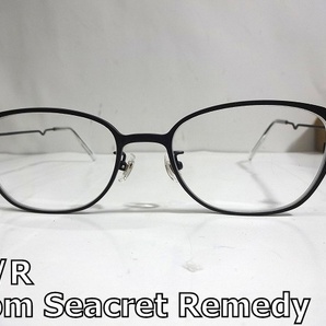 X4D082■本物■ ステア ST/R From Seacret Remedy 定価41800円 日本製 ハンドメイド アレルギーフリー グレー PC メガネ 眼鏡 ケース付きの画像1