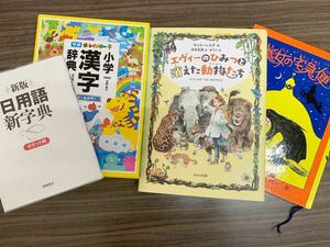 まとめて　小学漢字辞典　エヴィーのひみつと消えた動物たち　日用語新字典　魔女の宅急便　学研　ポケット版