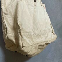 KAPITAL キャピタル Dirty Canvas Tote Bag 厚手 キャンバス スプレーペイント 汚し加工 トートバッグ 刺し子 持ち手 アイボリー_画像4