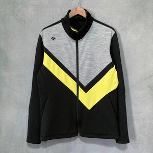 DESCENTE GOLF デサントゴルフ × 中田英寿 エアシーマー カッティングデザイン ジャージー トラックジャケット size.O(50/L) ゴルフウェア