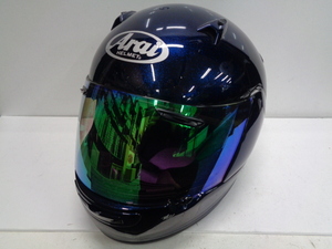 Lサイズ★Arai アライ Quantum-J クアンタムJ フルフェイスヘルメット ブルー★2015年製造 