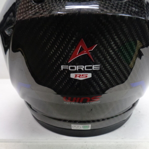 アウトレット■WINS A-FORCE RS FLASH カーボン×アルマイトブルー XLサイズ 2021年製造■フルフェイスヘルメットの画像5
