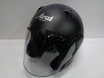 Lサイズ★Arai アライ MZ-F ジェットヘルメット フラットブラック★_画像1