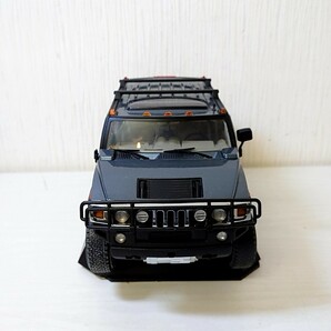 ケ28【100】1円～ Highway61 1/18 ダイキャスト ミニカー ハマー Hummer H2 2006の画像5