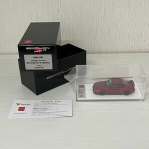 レク8【60】1円～ メイクアップ アイドロン 1/43 Garage Active Skyline GT-R Wide body (RC-VI Wheel) キャンディレッドの画像2