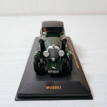 タ34【60】1円～ ixo Museum イクソ ミュージアム MUS003 Bentley Speed Six 1930 ベントレー・スピードシックス ダークグリーン_画像4