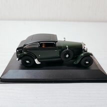 タ34【60】1円～ ixo Museum イクソ ミュージアム MUS003 Bentley Speed Six 1930 ベントレー・スピードシックス ダークグリーン_画像5