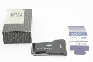 ◆新同品・元箱付き◆CONTAX T2用 データバック チタンブラック