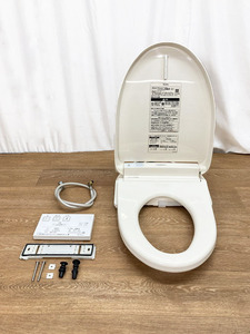 【良品】TOTO ☆リモコン付き☆ 電気温水便座 ウォシュレット シャワートイレ 「TCF8FM44」 #SC1(パステルアイボリー) 直接引き取り可☆