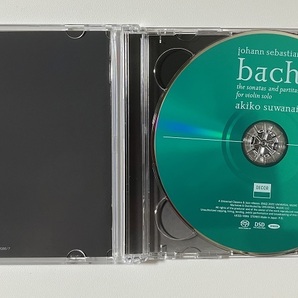 ●[初回限定盤]J.S.バッハ 無伴奏ヴァイオリン・ソナタとパルティータ：諏訪内晶子(2SACD)の画像4