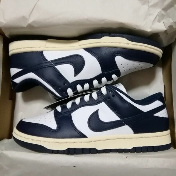 [23.5cm] W NIKE DUNK LOW "Vintage Navy"