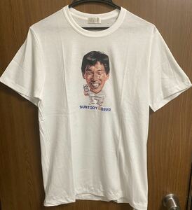 レア 明石家さんま ビンテージ Tシャツ 当時物 企業 お笑い vintage 80s 90s 非売品 木村拓哉 タレント お宝 SUNTORY レトロ