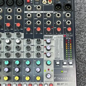 ④ Soundcraft サウンドクラフト アナログミキサー 12ch EFX8 音響機器 音楽機材 音出し確認済み 現状品 D07の画像4