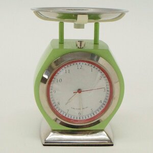 昭和レトロ 計量器型 デジタル 時計 サブヒロモリ 経年品 ミニ時計